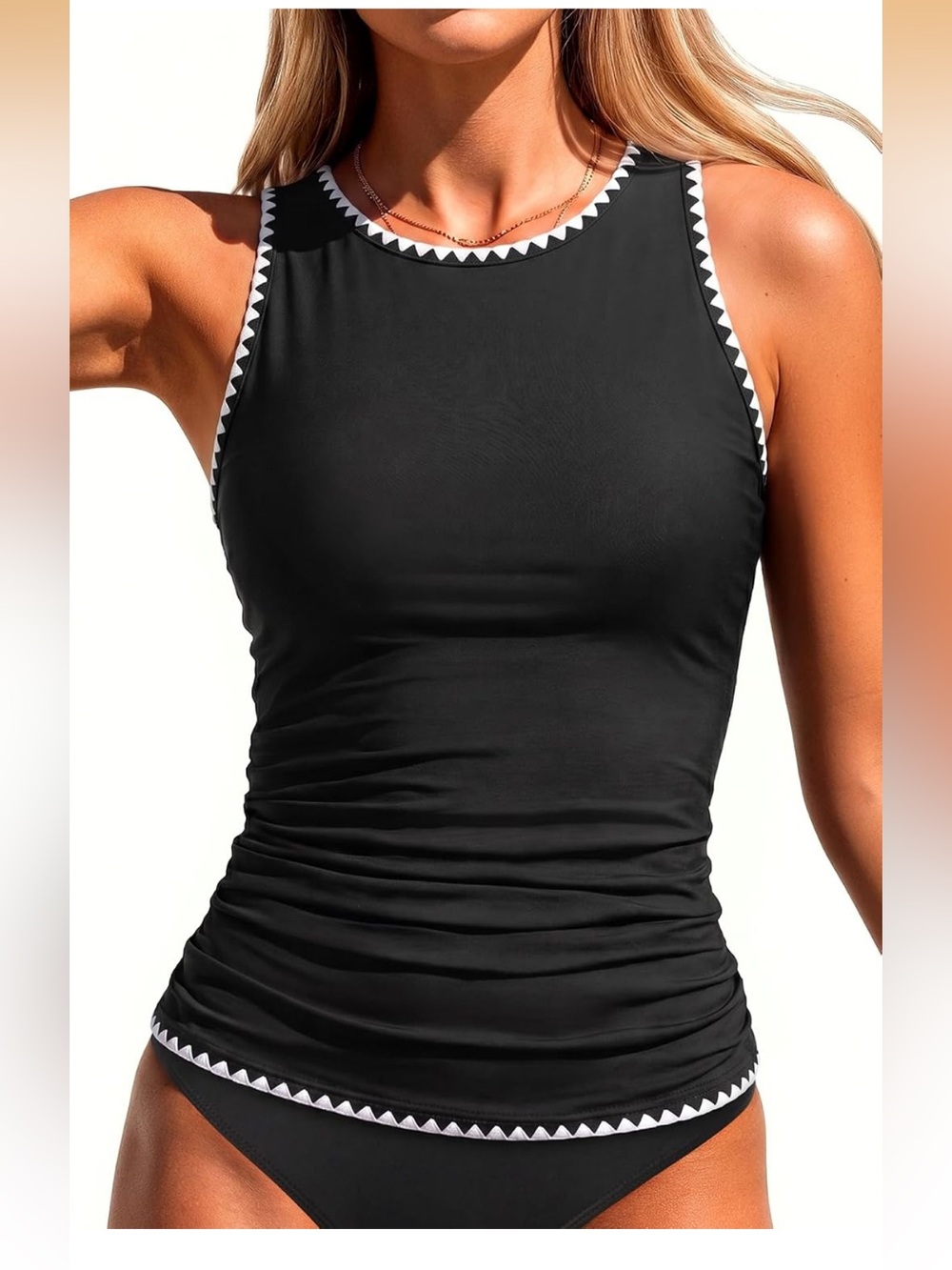 Daci Tankini Top Tummy Control Swim Top Only M. 2646/bb15-1